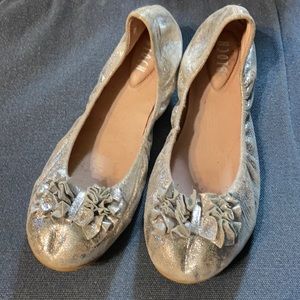 Bloch Silver Glitter Ballerina Flats